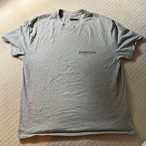 Essentials Fear of God Gray T Shirt